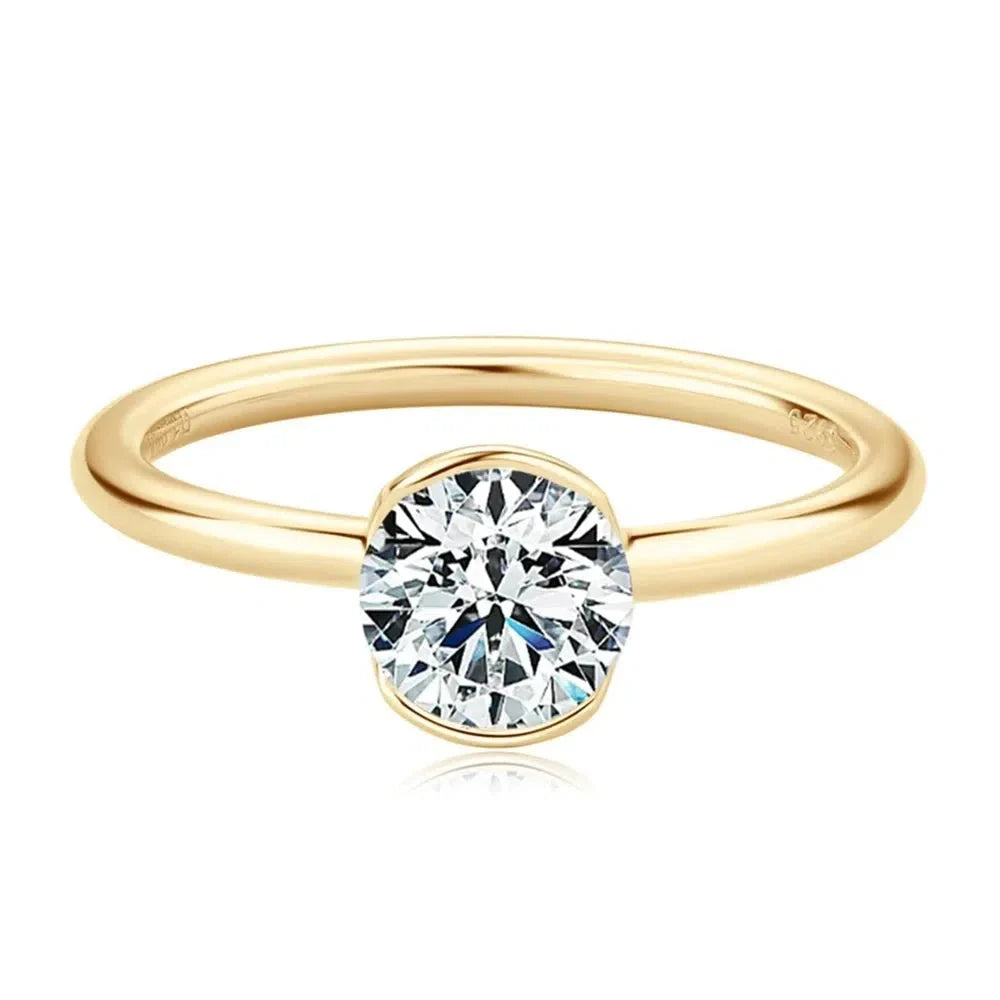 The Clarissa Moissanite Ring