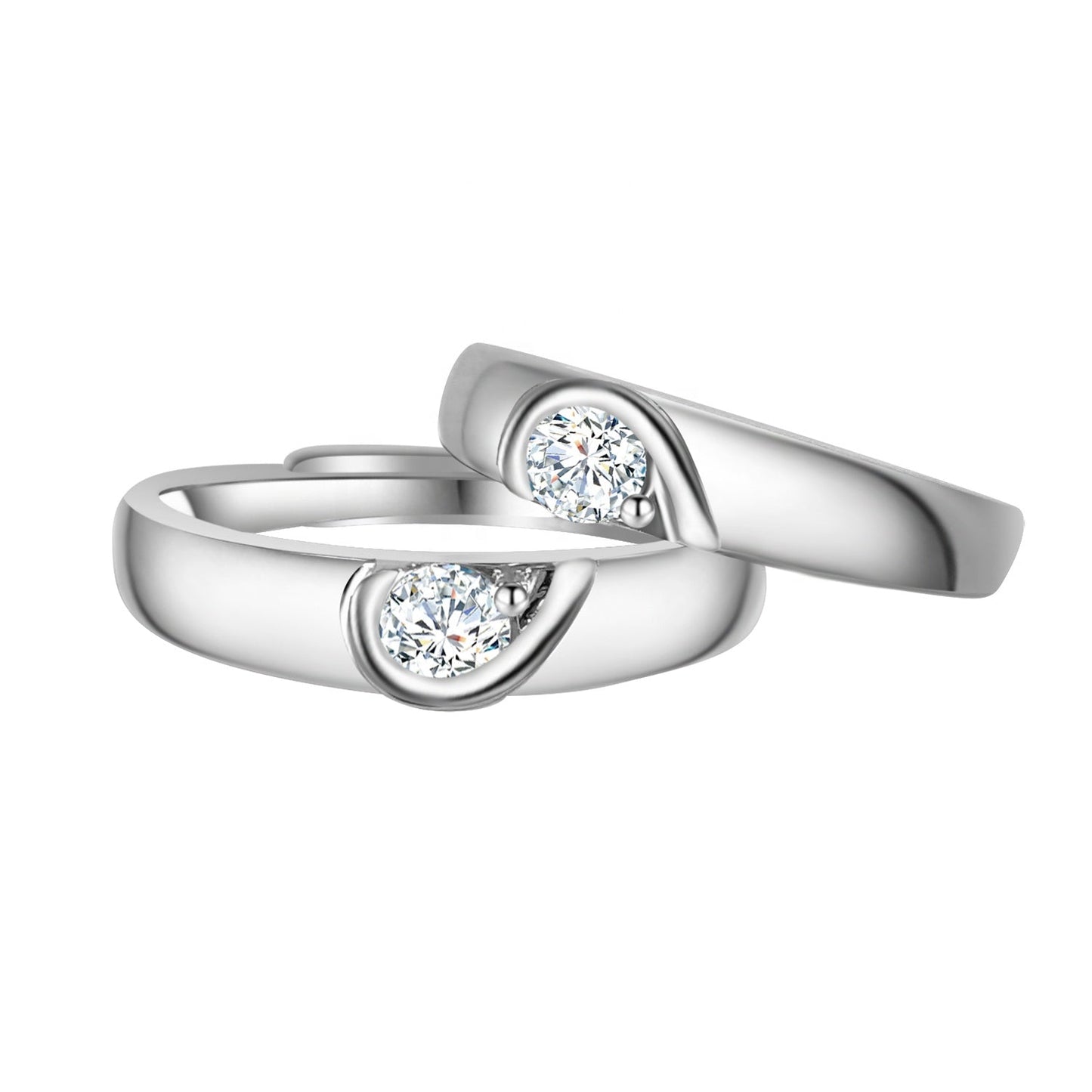 Moissanite Destinées Liées (2 in 1) Rings