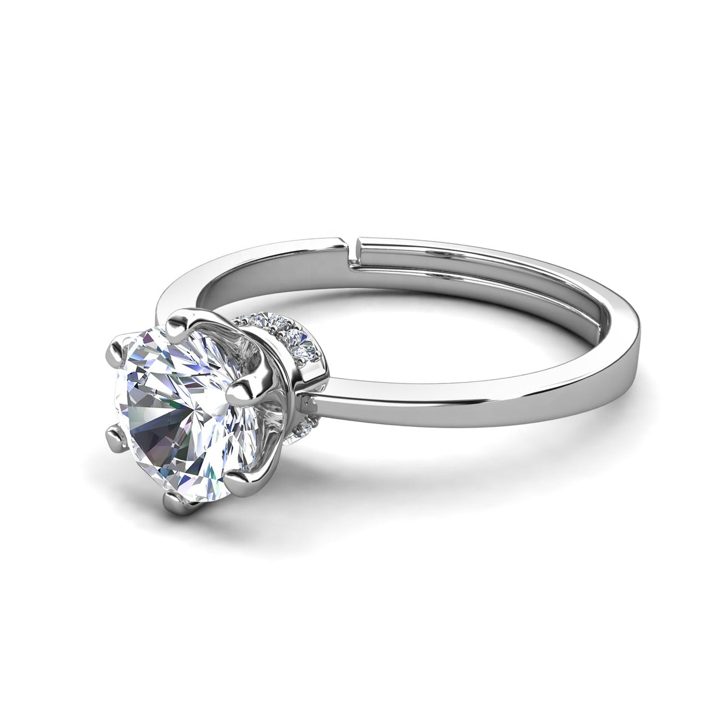 Moissanite Passion Scintillante Ring