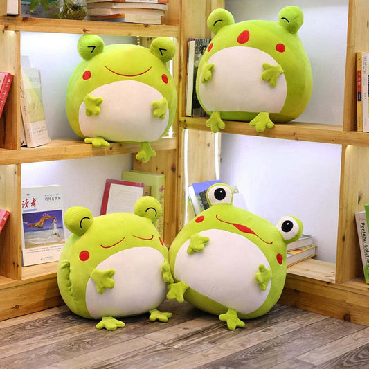 Kawaii Green Frog Plush