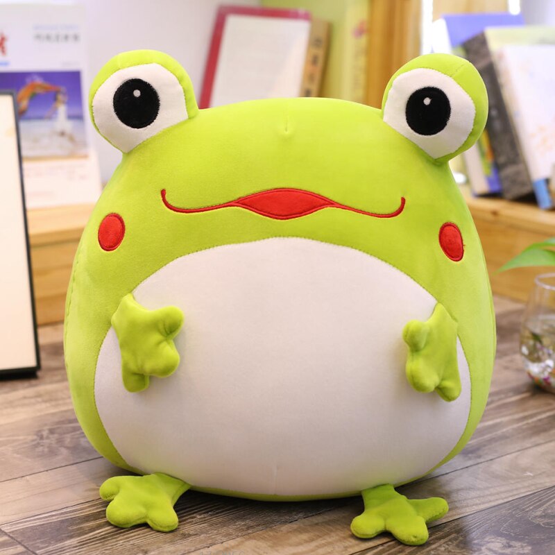 Kawaii Green Frog Plush