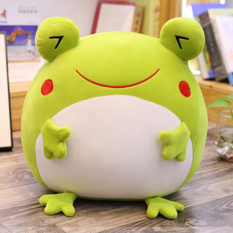 Kawaii Green Frog Plush