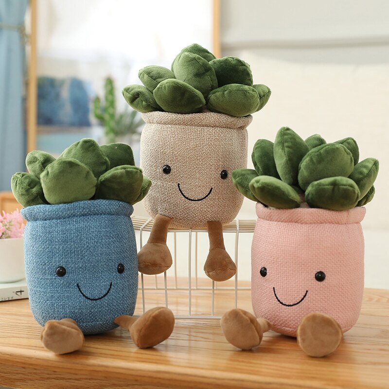 Kawaii Plant Pot Plush