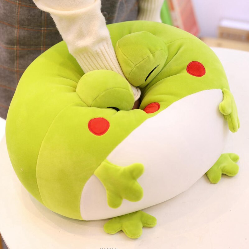 Kawaii Green Frog Plush