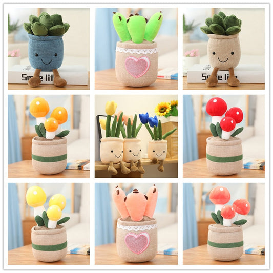 Kawaii Plant Pot Plush