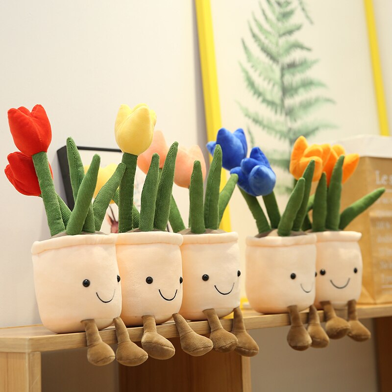 Kawaii Plant Pot Plush