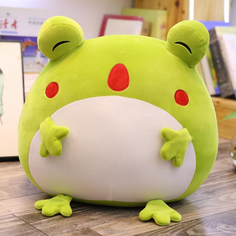 Kawaii Green Frog Plush