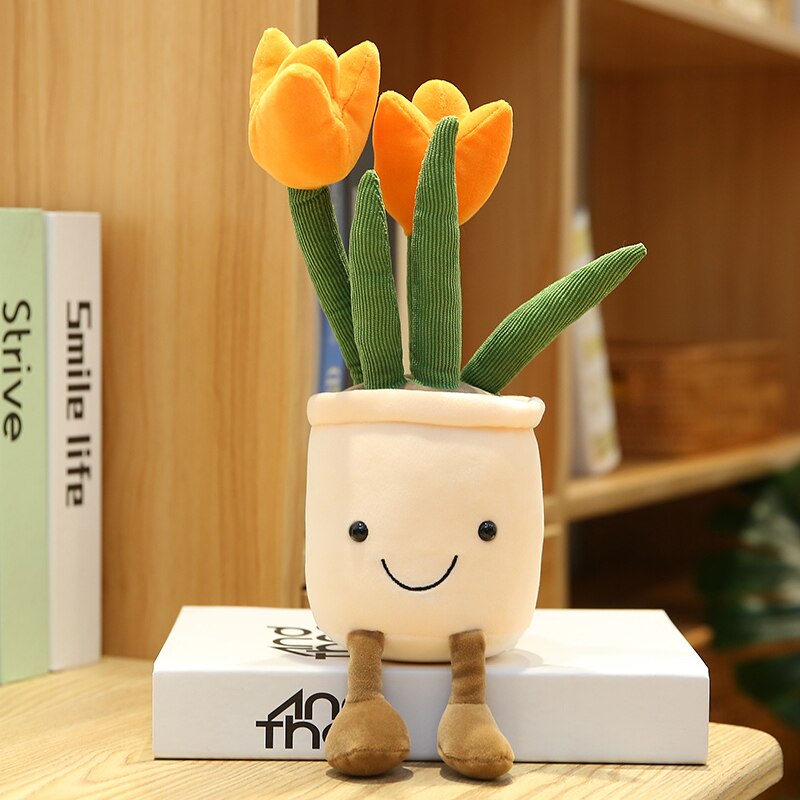 Kawaii Plant Pot Plush